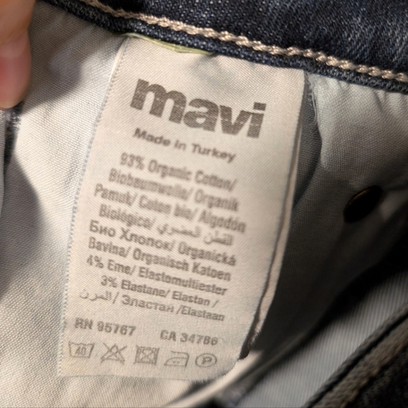 Mavi High Rise Crop Flare Jean - Picture 6 of 6
